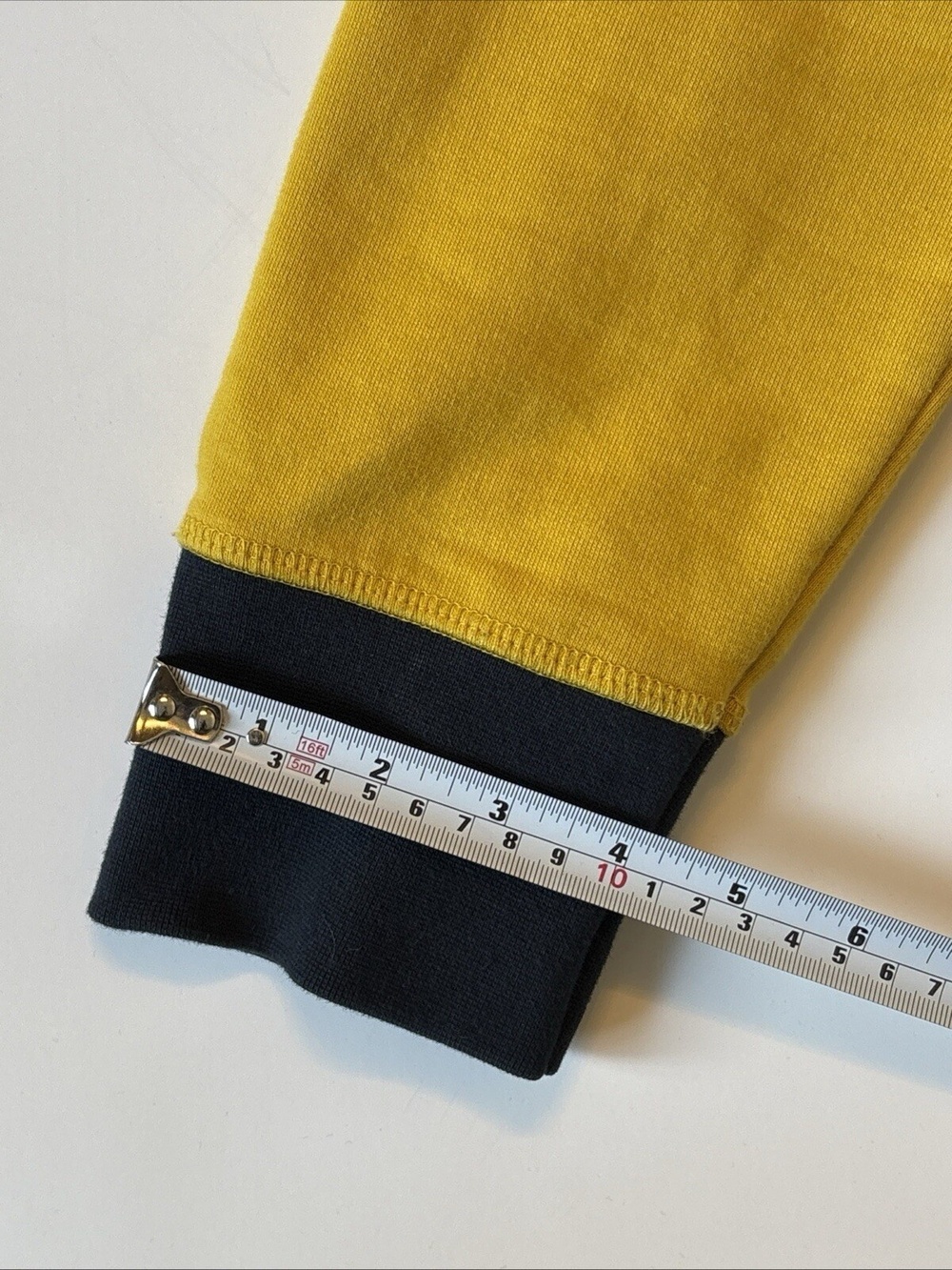 Jack & Jones Large L Navy Hoodie Yellow Light Gray Comfy Fit 7203011 Soft - Picture 10 of 15